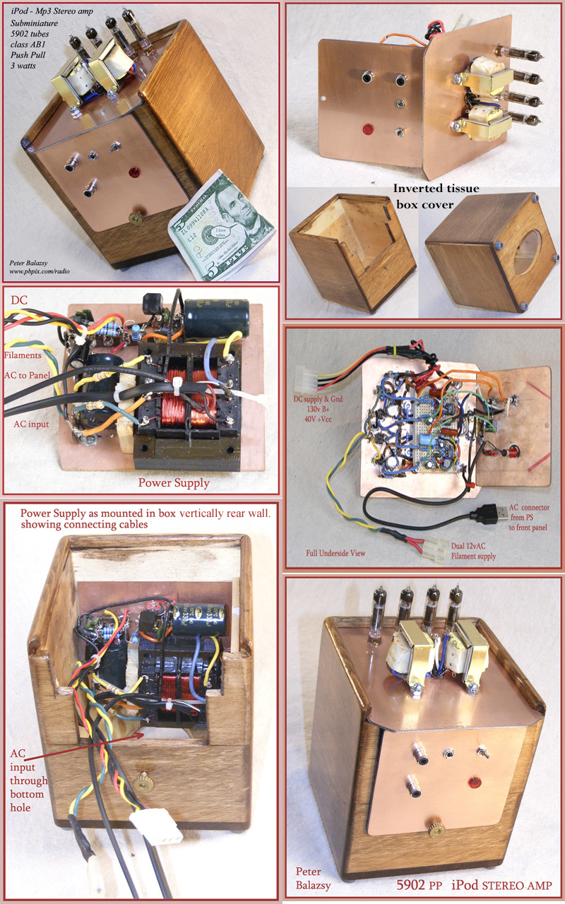 6V6 Push Pull Integrated Amplifier 5902 Push Pull Integrated